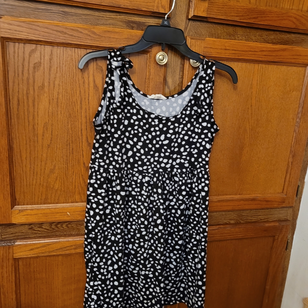 Black and White Polka Dot Blouse Tote 1